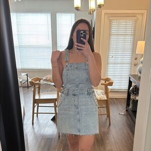 Women's Denim Overall Dress